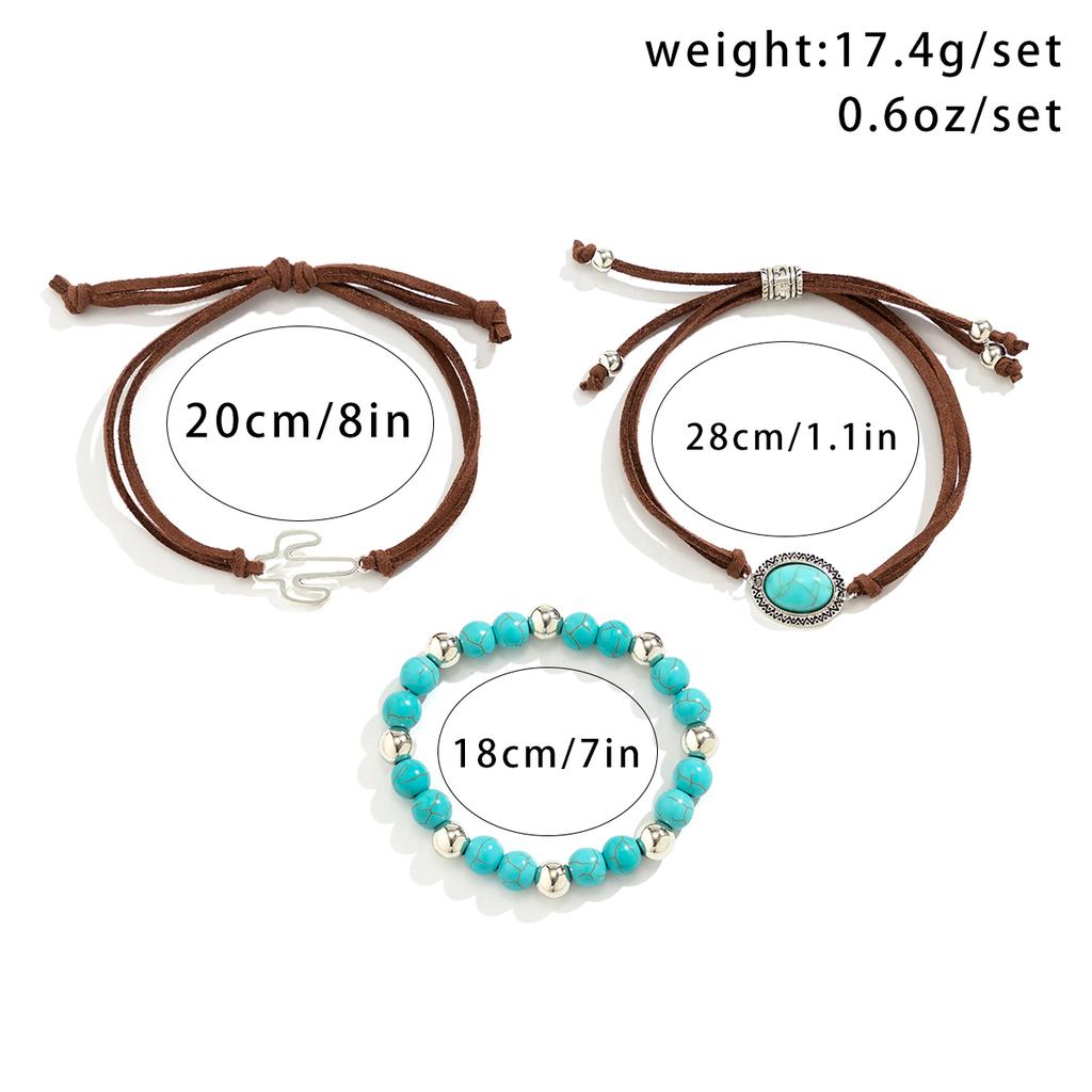 Ingemark 3er-Set Vintage Elastisches Perlenarmband für Damen Trend Kreativ Koreanisches Samt Verstellbare Seilkette 2026 Neuer Schmuck