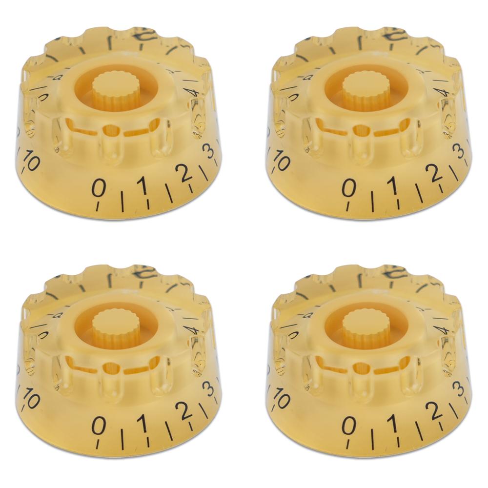 3pcs/4pcs Guitar Knobs Volume Tone Speed Control Knurled Knobs for EPI LP Import Guitar Bass