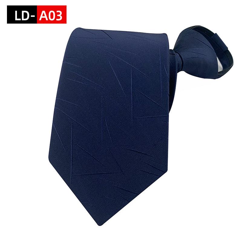 Ruifeng Men's 8cm Elastic Tie - Easy Pull, Formal Wedding or Business Wear
