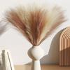 20pcs Simulated reed grass, Faux Feather Stems, Home Decor, Fabric, for Living Room, Wedding, Engagement,No Vase Included
