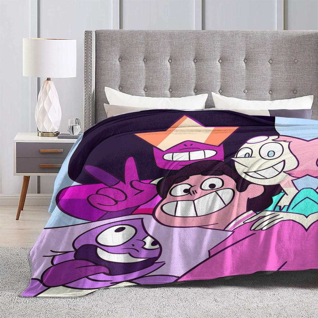 Steven Universe Cartone Animato Carino Coperte Morbida Calda Flanella Coperta Plaid Biancheria da Letto per Letto Soggiorno Picnic Viaggio Casa Divano