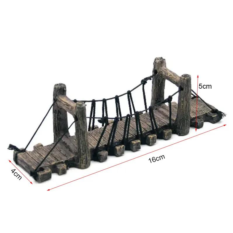 

Аквариумная смола Мост Декорация Камни Украшения для аквариума Декор Ландшафтный дизайн Рокарий Гора Мост Пещера для укрытия Товары для питомцев