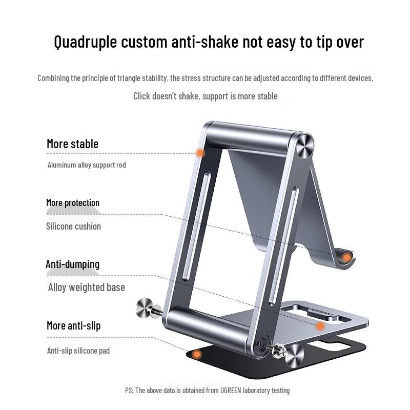 UGREEN Foldable Phone & Tablet Desktop Stand