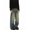 Men's Clothing American Old Cat Whisker Loose Straight Retro Blue Drape Casual Jeans Casual Tide