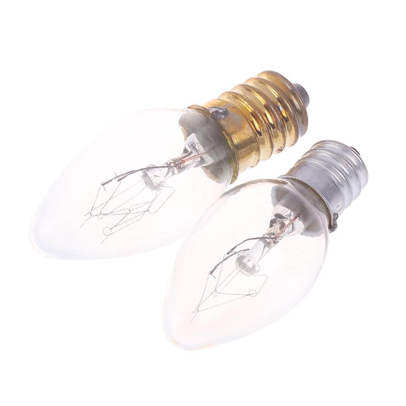 1Pc C7 7W/10W E12/E14 Warm White Bulbs 110V/220V 55*22Mm Christmas Chandelier Plug-In Flea Trap Salt Lamp Candle Light Decor