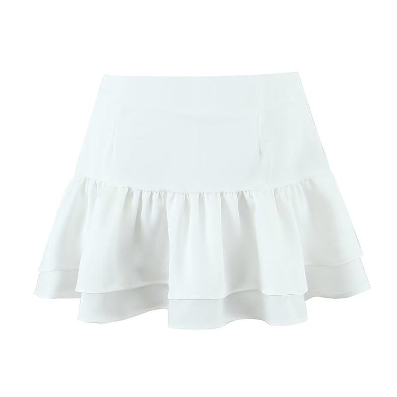 Trendiger amerikanischer High-Waist-Rüschenrock 'Spicy'