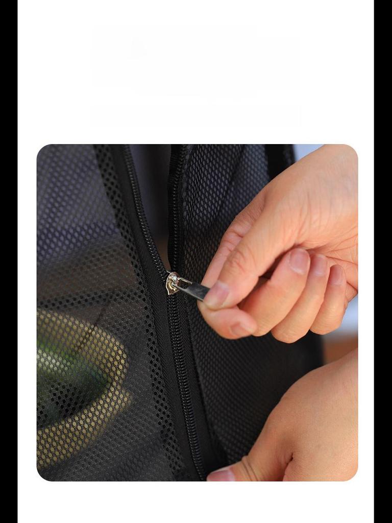 Dreilagiges, faltbares Aufbewahrungsnetz aus Nylon: Hängendes Trockennetz für Kleidung, Obst und Gemüse beim Camping im Freien.