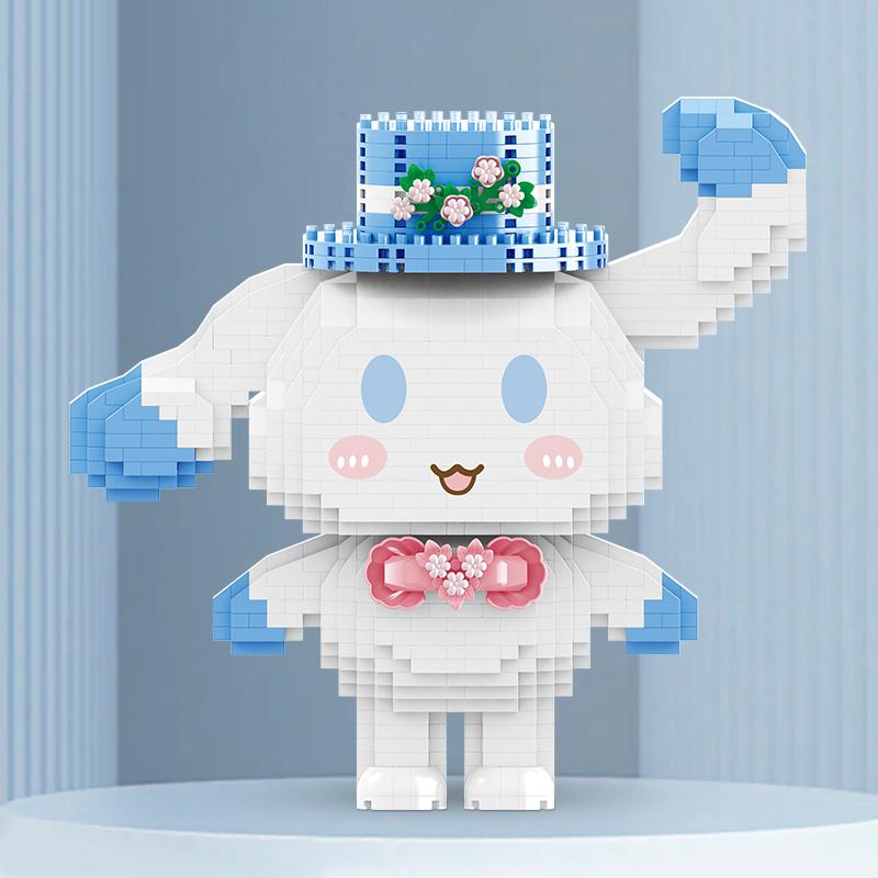 Sanrio Kuromi Carton Anime Blocks Toys Diamond Particles Micro Mini Action Figure DIY Children Toys Birthday Gifts