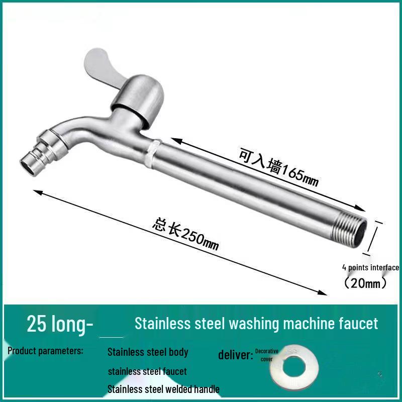 

TLXT Stainless Steel Washing Machine Faucet
