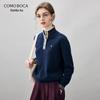 Komong Boca Women's 2025 A/W 100% Cashmere Embroidered Sweater