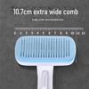 Tierhaarentfernungskamm für Katzen und Hunde – große Anti-Haarausfall-Bürste für einfache Fellpflege