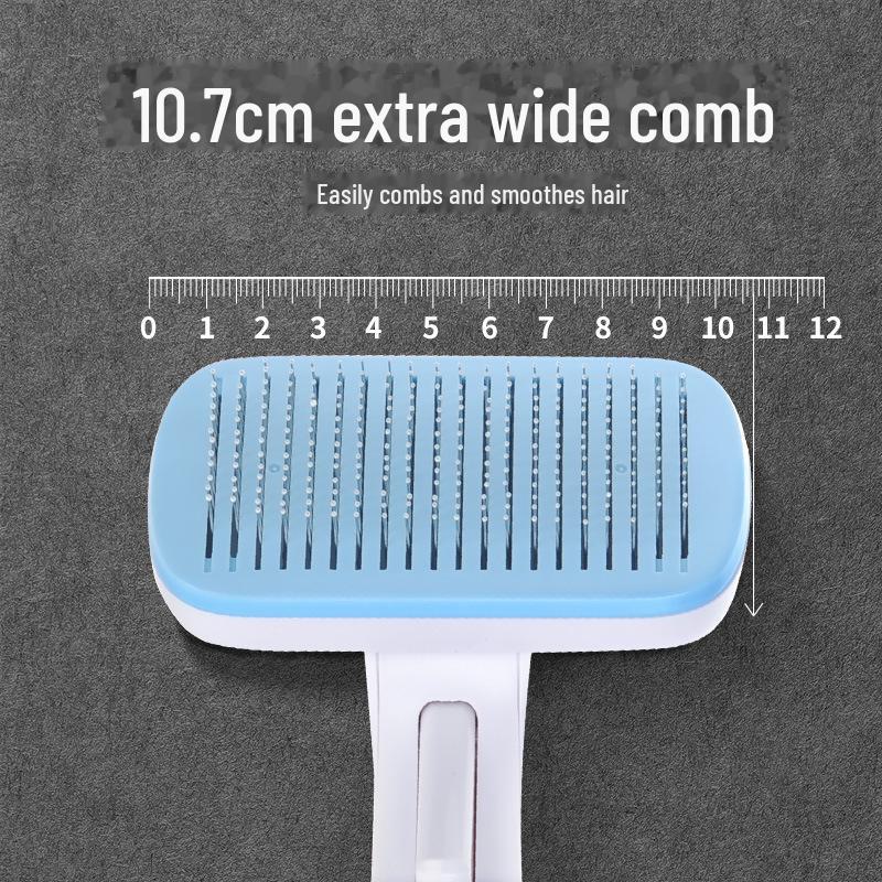 Tierhaarentfernungskamm für Katzen und Hunde – große Anti-Haarausfall-Bürste für einfache Fellpflege