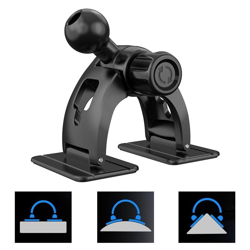 Universal Car Dashboard Cellphone Holder Base 17mm Ball Head Phone Support Stand Free Rotatable Car Phone Holder Base Accessory
