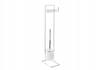 Basic Toilet Stand Square Chrome 1 Pc