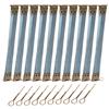 10Pcs Metal Internal Flex Frames Retro for Coin Wallets Bags Pencil Case DIY Accessory
