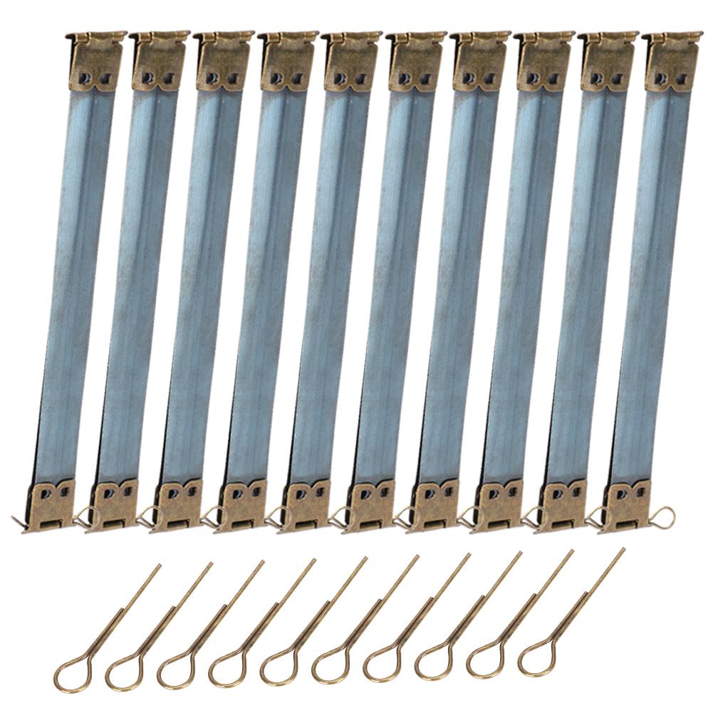 10Pcs Metal Internal Flex Frames Retro for Coin Wallets Bags Pencil Case DIY Accessory