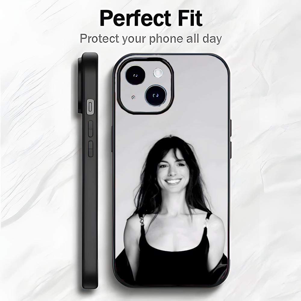 Elegant Beautiful Actress A-Anne Hathaway Phone Case Phone Case Soft Packaging Lightweight For iPhone17 16 15 14 13ProMax