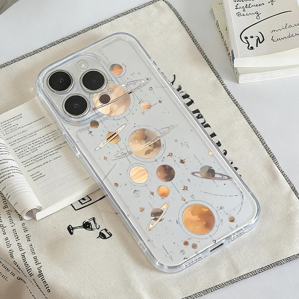 Transparent Shockproof Soft Cover For IPhone 16 15 14 13 12 Pro Max 17 Pro Max IPhone 13 12 11 Pro 16 Plus IPhone 15 14 Plus