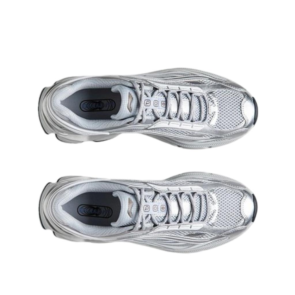 LiNing Aurora Renew Leggero Rimbalzo Retro Suola Spessa Stabilità Aumentata Supporto Resistente all'Usura Antiscivolo Scarpe Casual Basse AGCU051-2