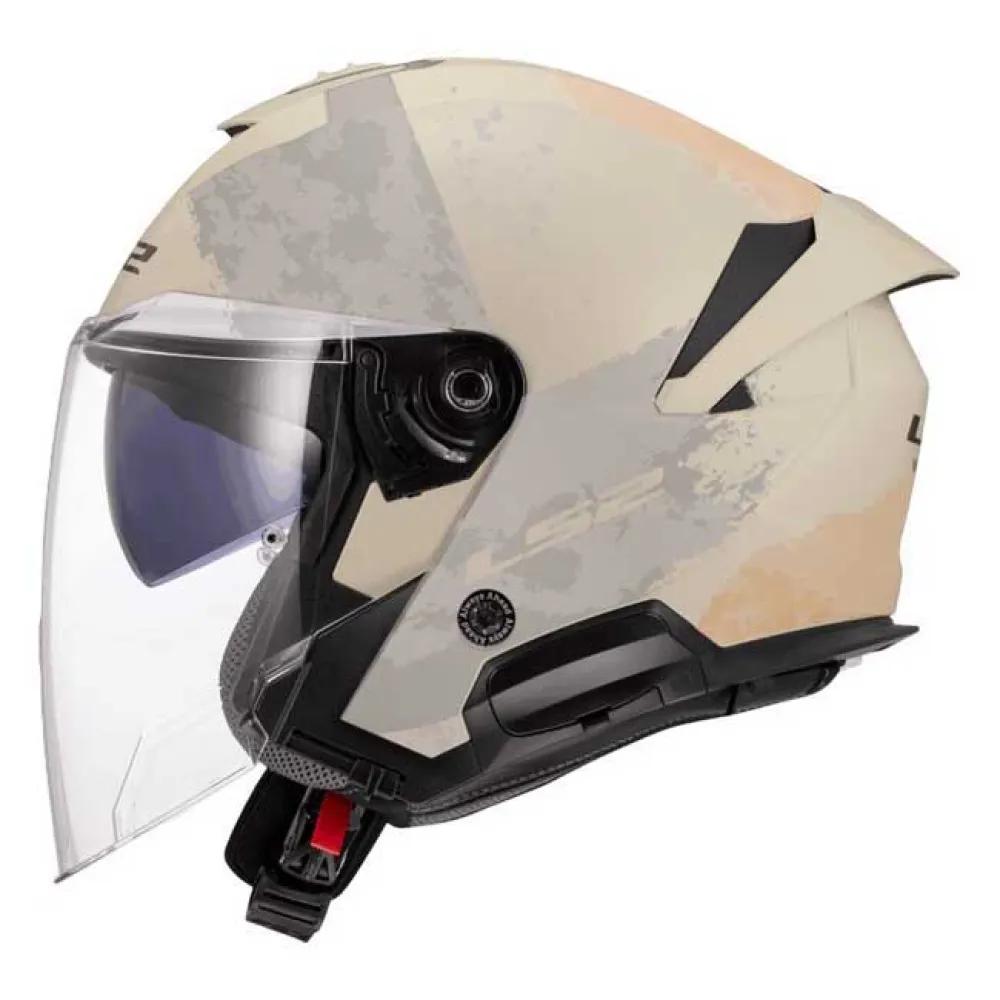 LS2 Open Face Helmet OF618 Verso II Aqua