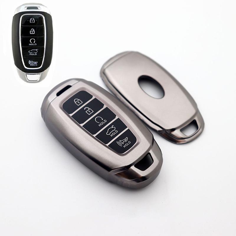 Tpu Car Key Case Cover Fob For Hyundai Santa I30 Ix35 Encino Kona Solaris Accent Fe Azera Grandeur Elantra Key Shell Accessories