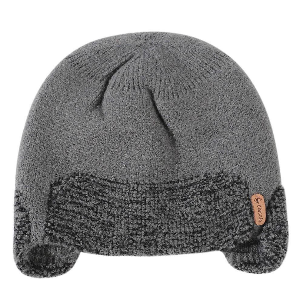 Cycling Ski Warm With Earmuff Knitted Cap Earmuffs Hat Ear Cover Cap Ear Protector Hat