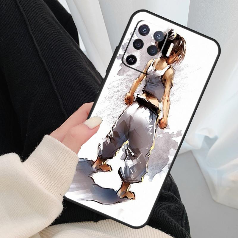 Kung Fu Karate Taekwondo Martial Case For Oppo A40 A60 A80 A5 Pro A15 A16 A17 A57 A77 A94 A74 A54 A76 A96 A18 A38 A58 A78 A98