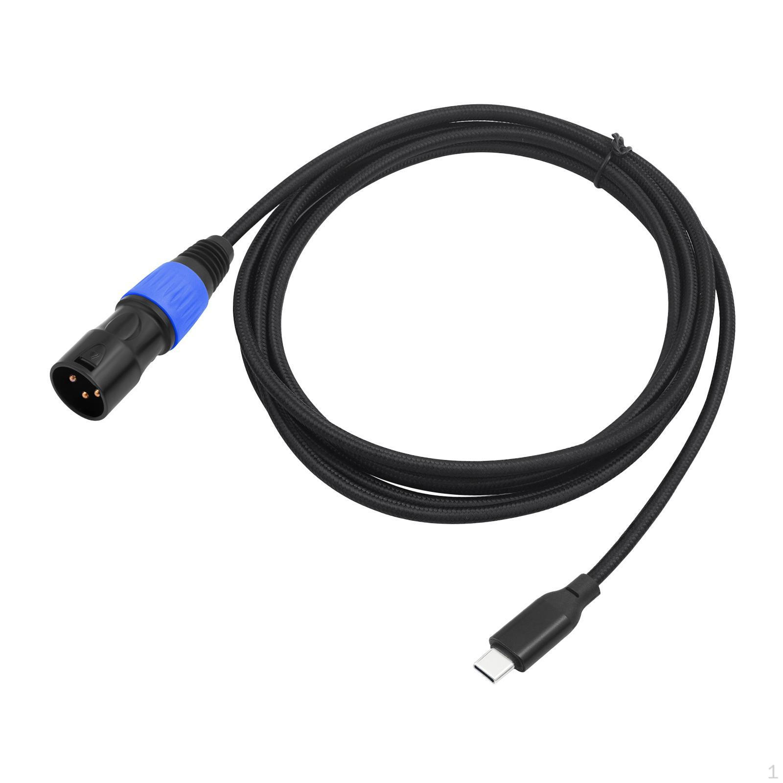 

Кабель USB C-XLR Male Audio Connector Output Converter Cable для микшера 100cm