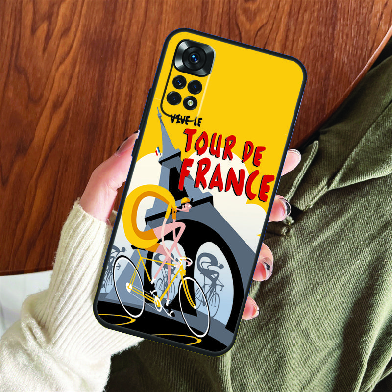 Bicycle Bike Sport Case For Xiaomi Redmi Note 14 13 12 11 10 9 15 Pro Plus Redmi 15 15C 13 10C 12C 13C 14C Cover