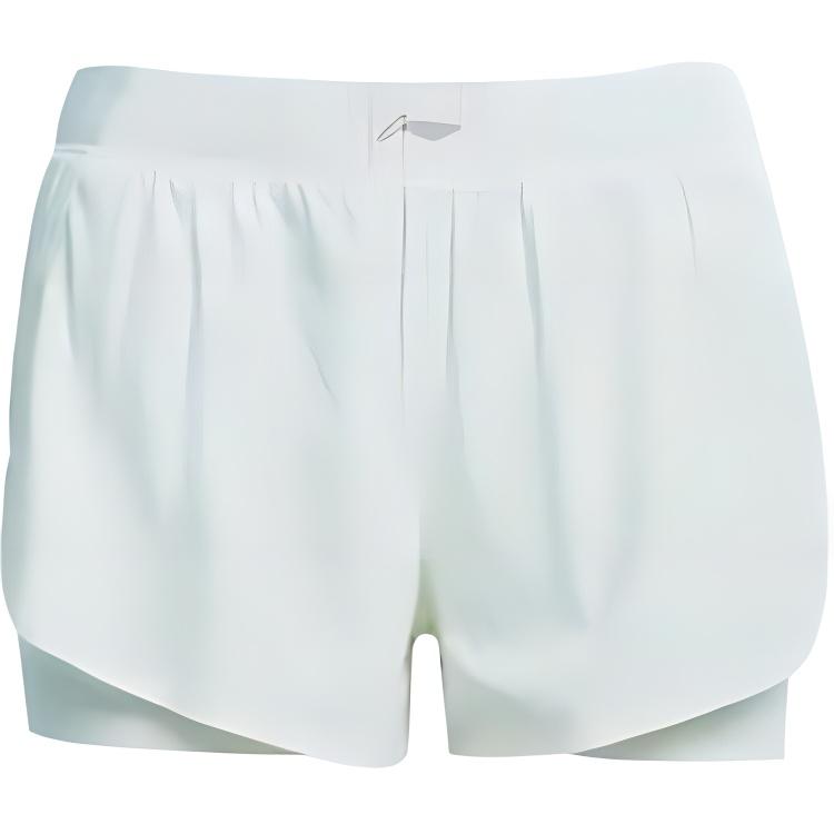 Li-Ning Quick-Dry Running Training Fitness Shorts Women shorts Light-Blue YKSU100-3