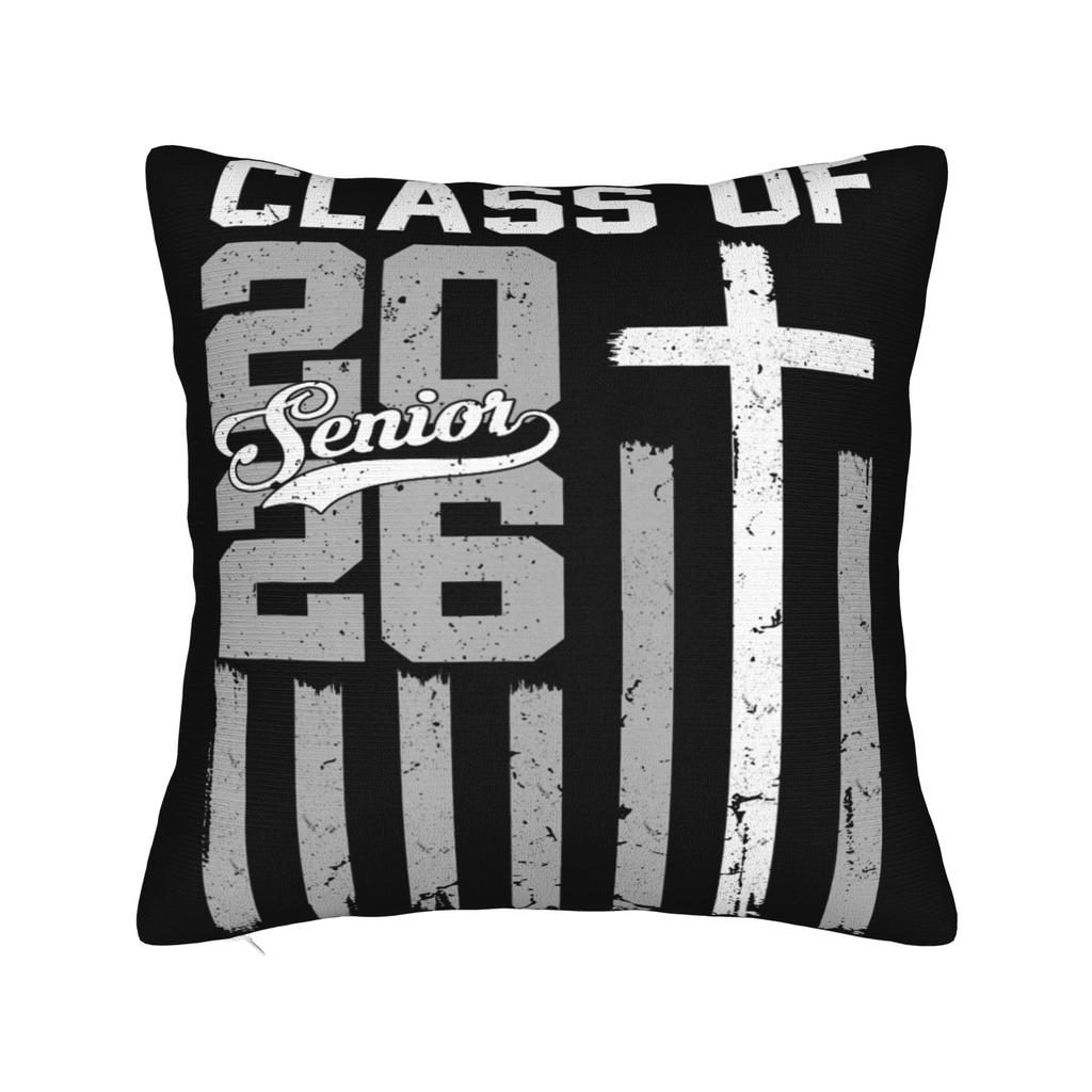 Class of Senior Graduation Pillow Covers Printing Cushion Cover Decorations Throw Pillow Case Cover Chair Multiple Sizes