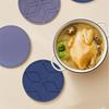 5 Pièces Dessous de Plat Résistants à la Chaleur Dessous de Verre en Silicone Cadeau Tapis pour Mug Accessoires pour Plats