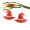 Halloween Geometric Witch Hat Earring Epoxy Resin Silicone Mold Luggage Bag Tags Casting Molds with Hole for DIY Crafts