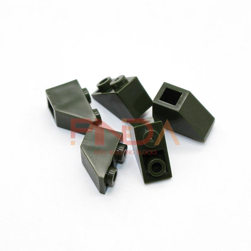 100pcs MOC Slope Inverted 45 2x1 3665 DIY Enlighten Block Bricks Compatible with Assembles Particles Toys for Children