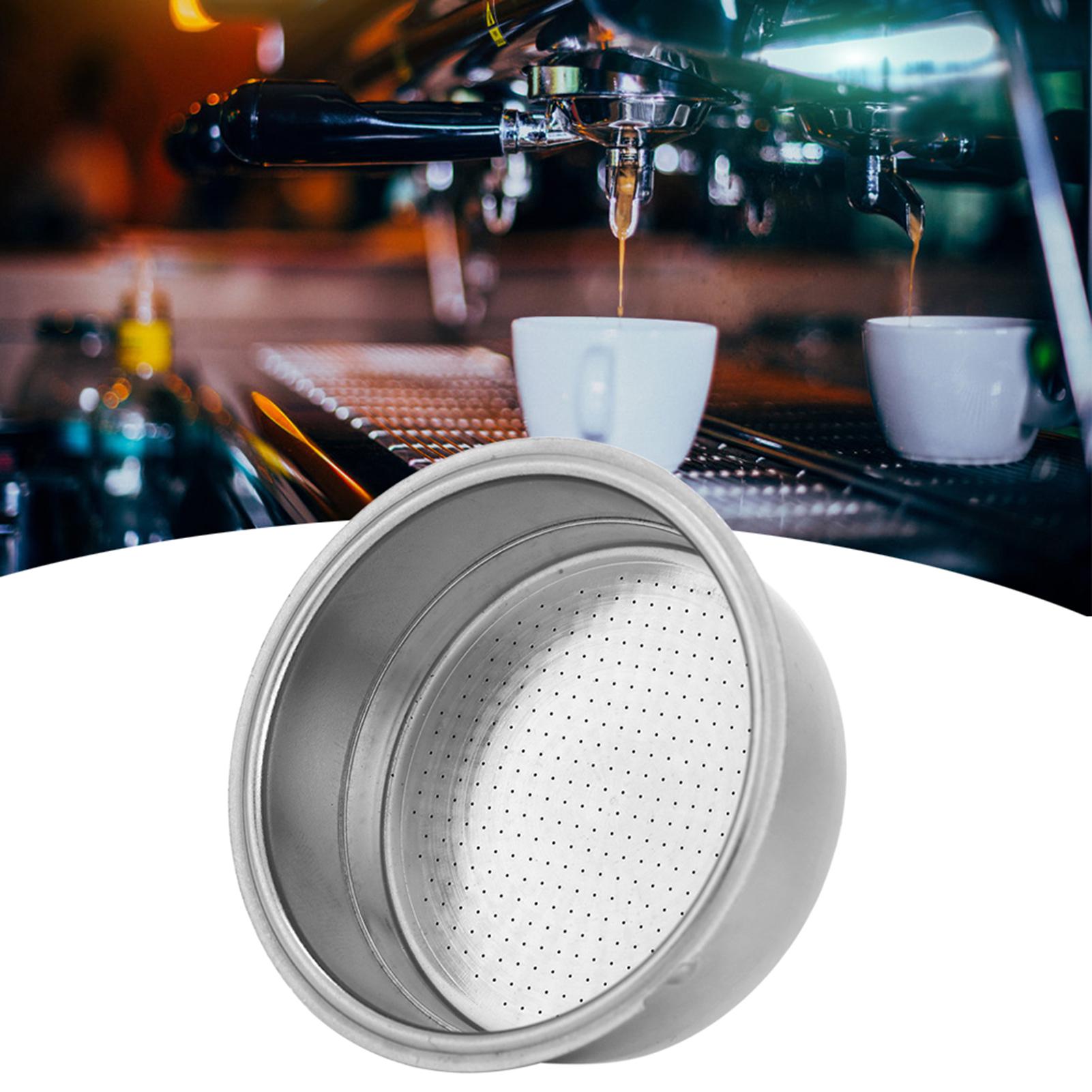 Filtro Cestello Per Portafiltro 58 Mm In Acciaio Inox Per Macchine Caffè Semiautomatiche, Senza Fondo, Per Bar E Casa, Ottima Filtrabilità