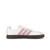 adidas Neo Vl Court Song Of Love, Amber Leather Low Top Skateboard Shoes Unisex Pink White ID6015(Team189-)