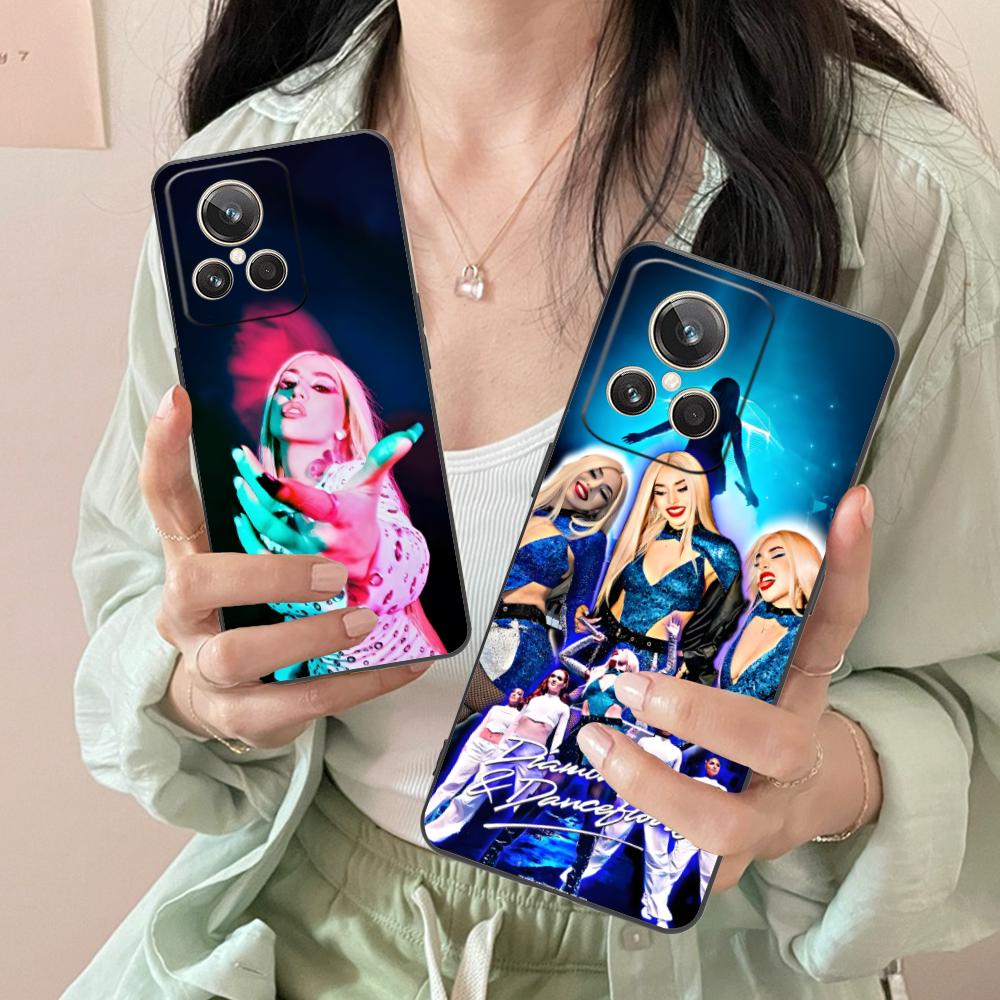 Fashion Ava Max Matte TPU Mobile Phone Case for Realme GT 8 Neo Pro C75 73 71 C67 65 C55 53 C35 31 C20 15 Colorful Cover