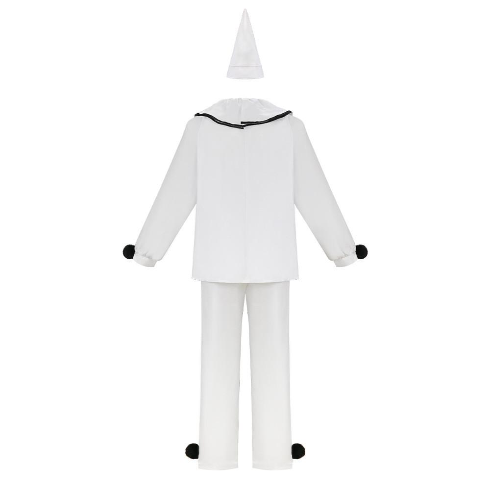 Horror Pierrot Clown Cosplay Anzug Mit Elegantem Stil Für Erwachsene Und Cosplay-Veranstaltungen