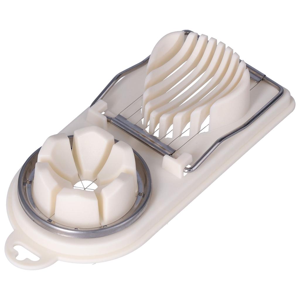 Egg Cutter Household Stainless Steel Wire Egg Cutter Safe Easy To Operate for Hard Boiled Eggs
