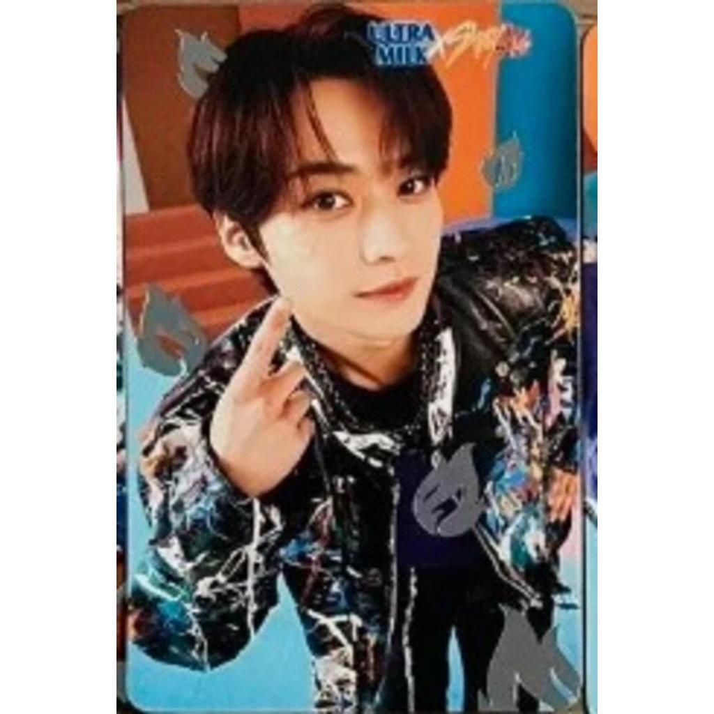 STRAY KIDS ULTRA MILK OFFICIAL Photo Card INDONESIA ROCK STAR STAR HOLOGRAM