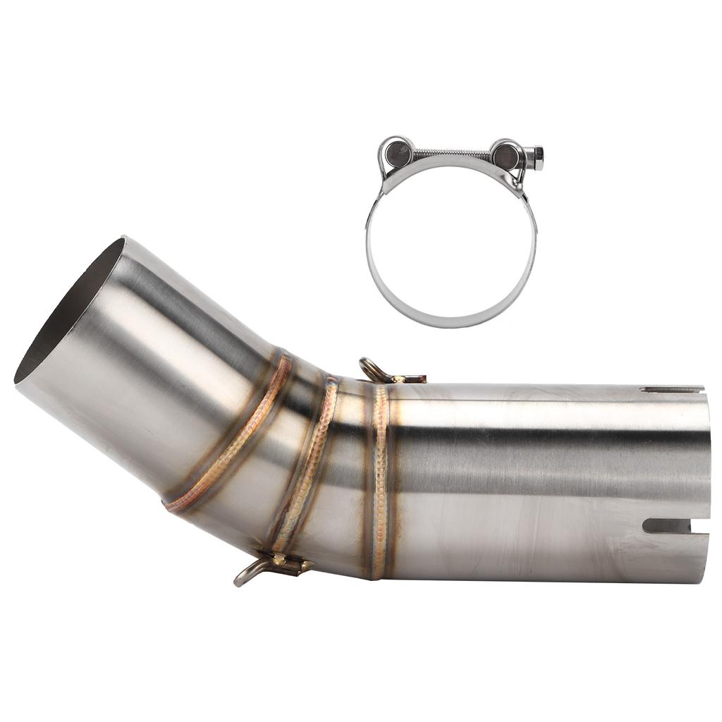 60.5mm Exhaust Mid Pipe Stainless Steel Modification Replacement for Ducati 959 Panigale V2