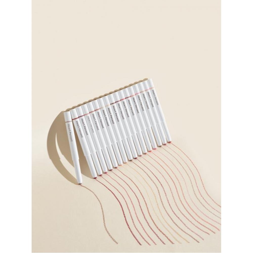 Heart Percent Dot On Mood Lip Pencil Trio Set  3ea 