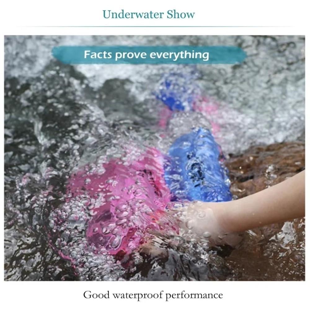 Transparent Waterproof Waist Bag Large Capacity 3 Layer Protection Swimming Bag With Waist Strap Multi-Layer Seal