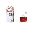 Mitchell & Ness Lebron James Cleveland Cavaliers 2003 04 Swingman Trøje SMJYCP19209-CCAWHIT03LJA