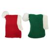 Czapka zimowa dla psa Red Pet Christmas Winter Warm Czapka z dzianiny dla małych i średnich psów Puppy Cats