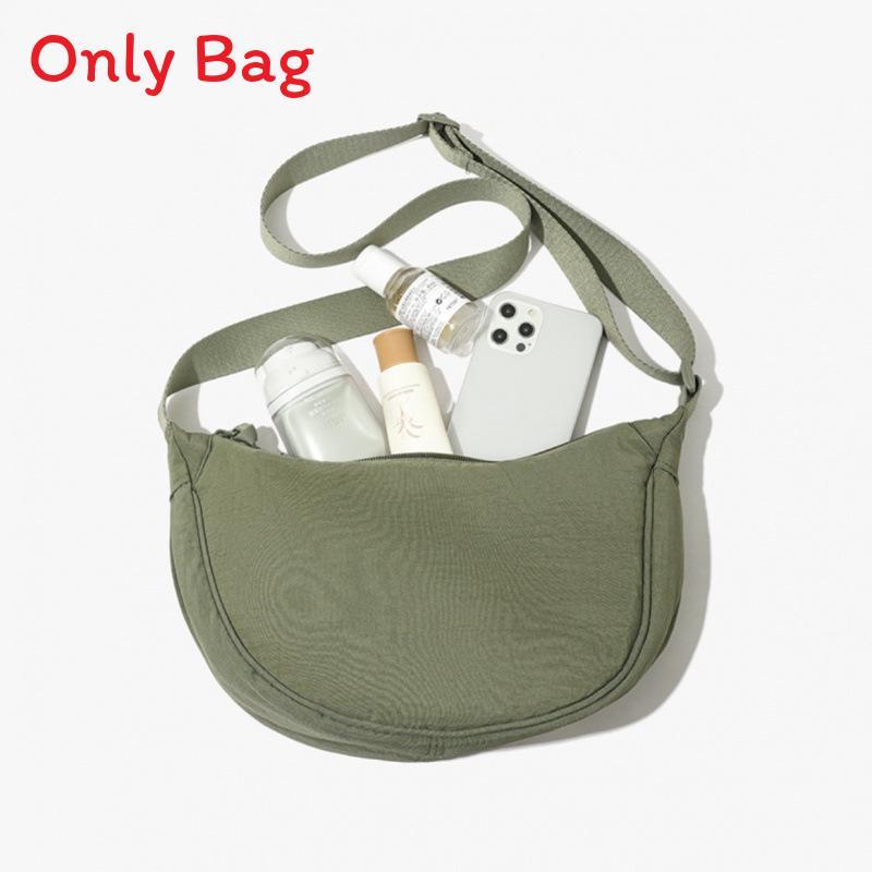 Piccola Borsa a Tracolla in Tessuto Oxford per Donna con Chiusura a Zip e Tasca per Carte per Uso Quotidiano