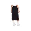 Nike Classic Solid Color Midi Casual Skirt Women Skirts Black HM4623010