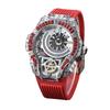 Men's Quartz Watch with Three-Needle Design, Sports Style, Irregular Full Diamond Shape, Similar to Jason Statham's Watch in Warcraft.