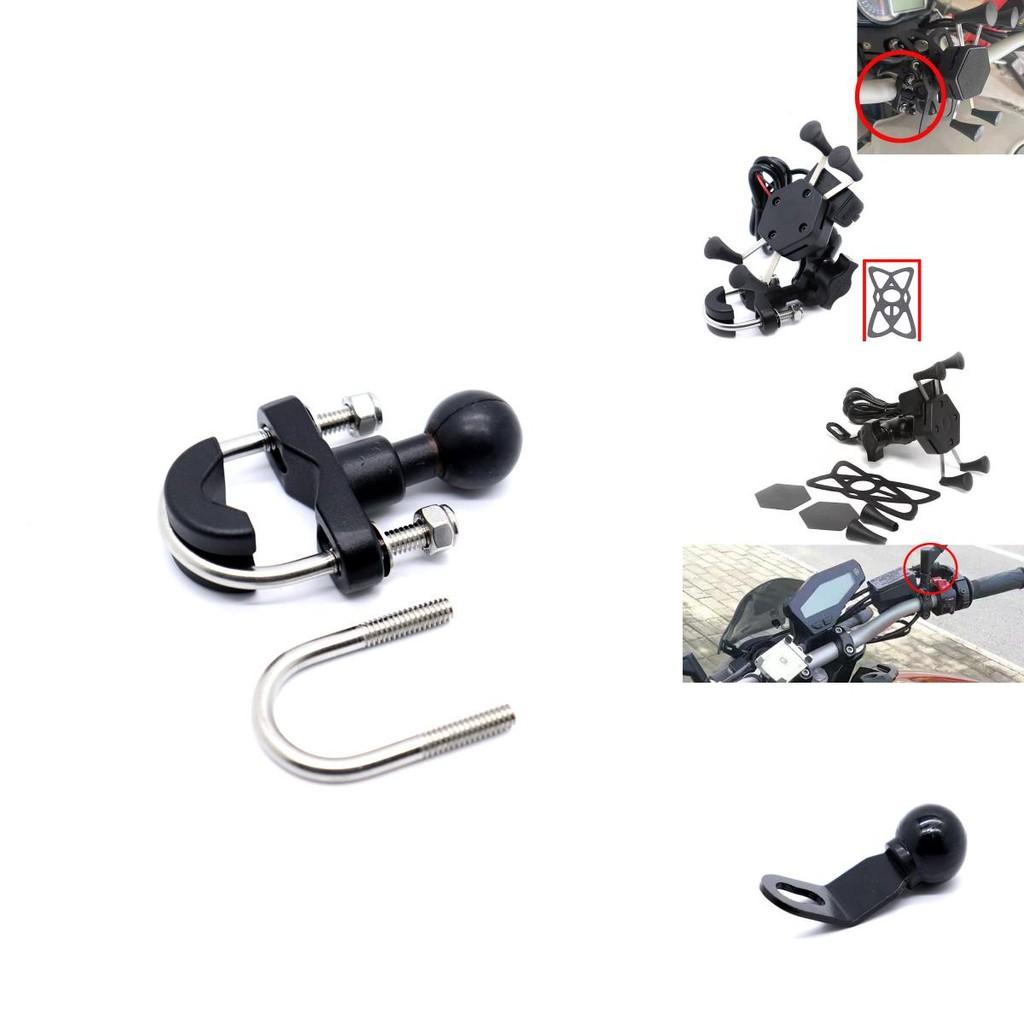 Universelle Motorradhalterung für GPS-Geräte mit USB-Ladeanschluss Kompatibel mit Yellow Dragon 600 Gw250 Cb400