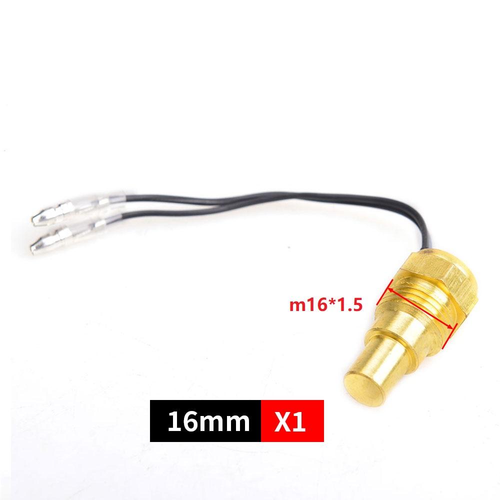 Universal Water Temperature Gauge Sensor 10MM 12Mm 14MM 16MM 17MM 21MM Head Plug 1/8 3/8 Thread Sensor
